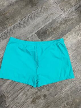 Summer Mae shorts swim cover up Vibrant Aqua Swim Shorts XXL plus size